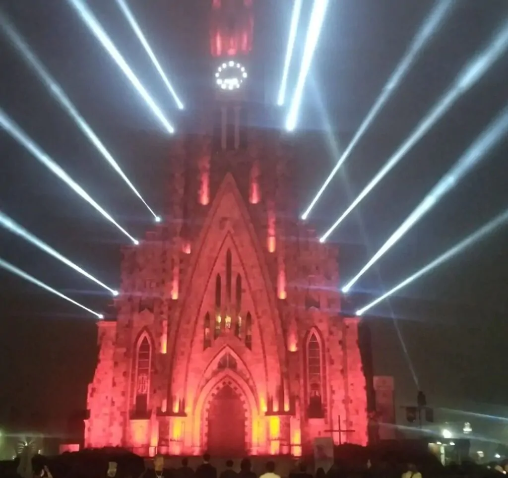 Show das Luzes de 2024, catedral de pedra