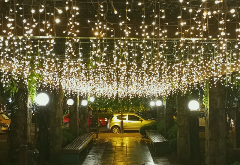 Decoração de Natal, Praça Major Nicoletti centro de Gramado.